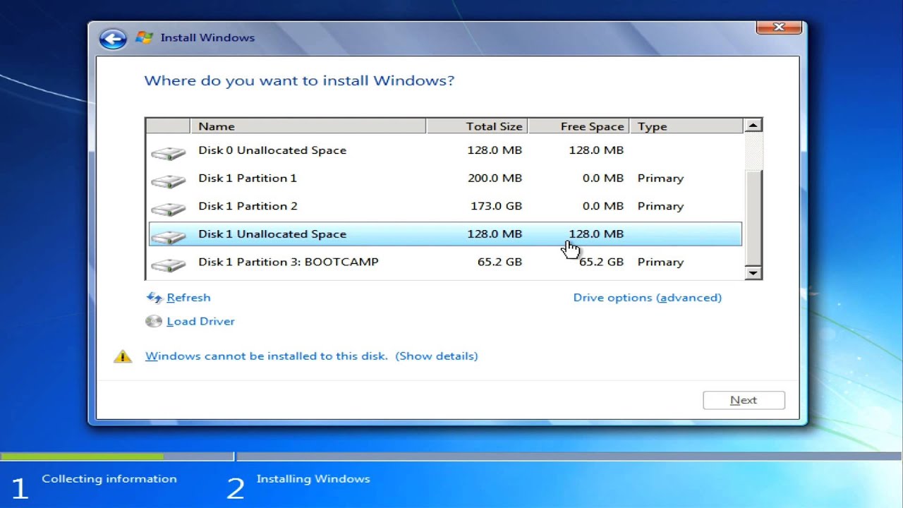 partitioning mac hard drive for windows 7